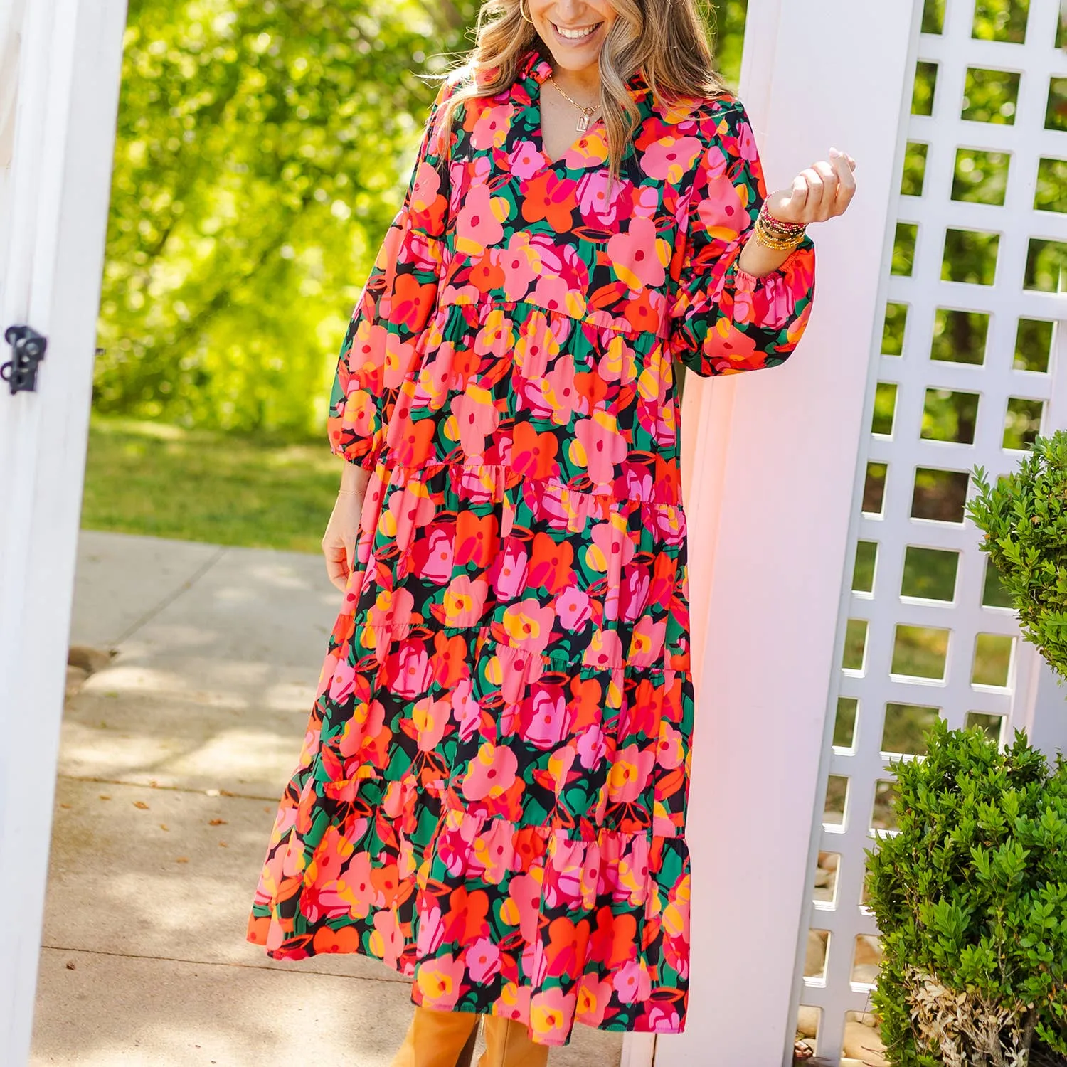 Make Me Blush Pink Christina Dress