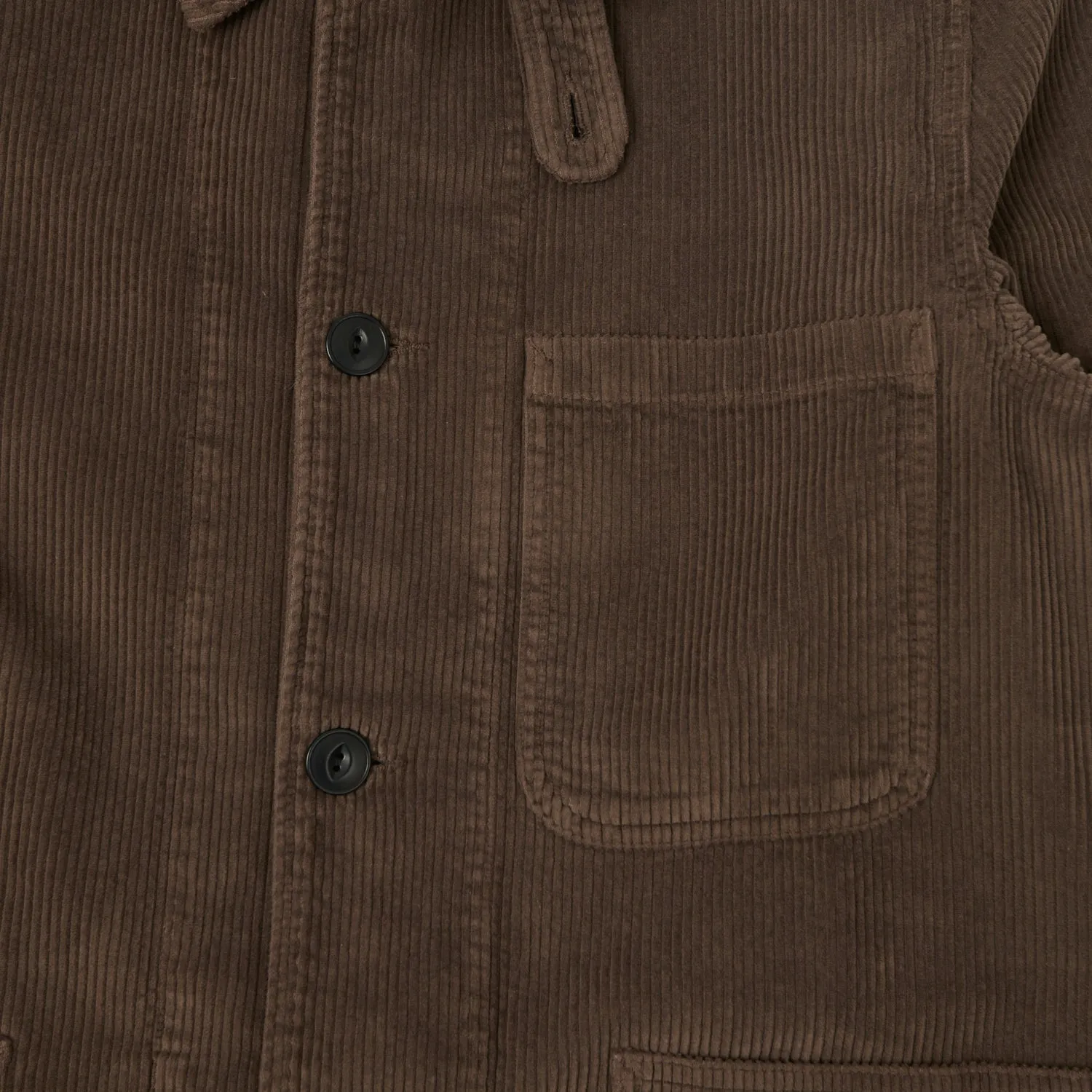 Merz b. Schwanen JKT03C Corduroy Jacket - Chocolate