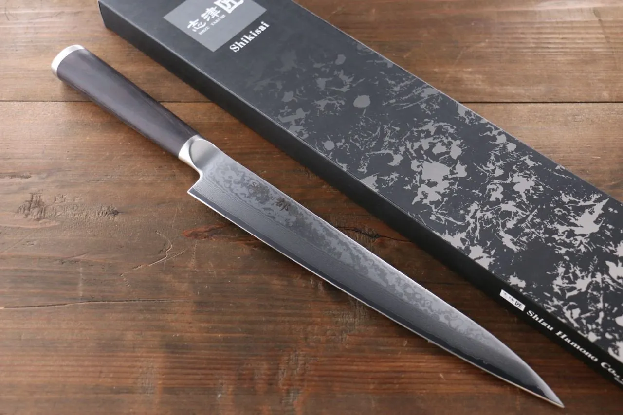 Miyako AUS8 33 Layer Damascus Yanagiba 240mm