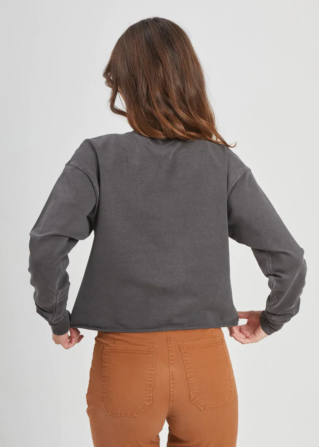 Neon Moon Cropped Sweatshirt
