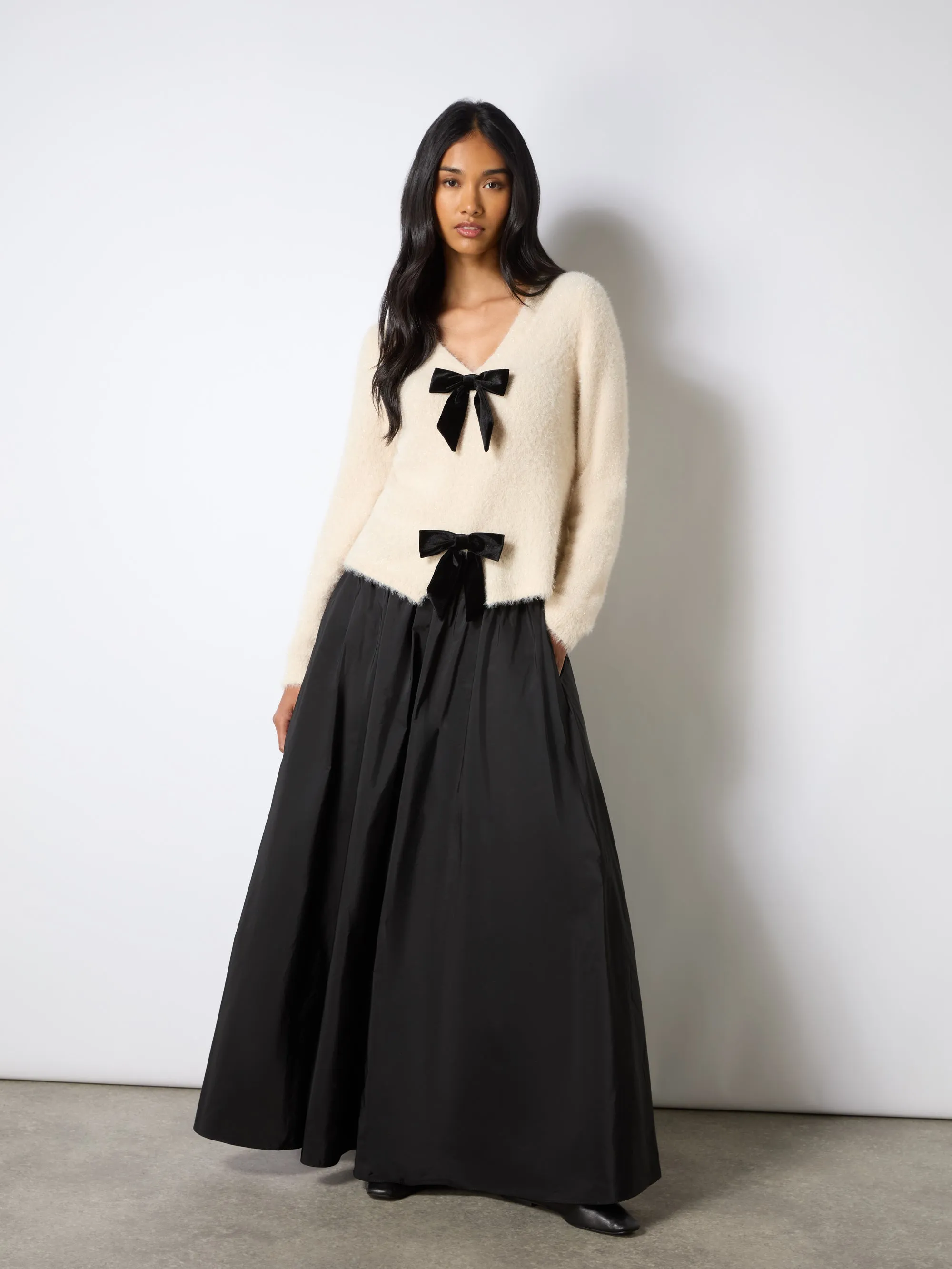 Neutral Bow Front Jumper