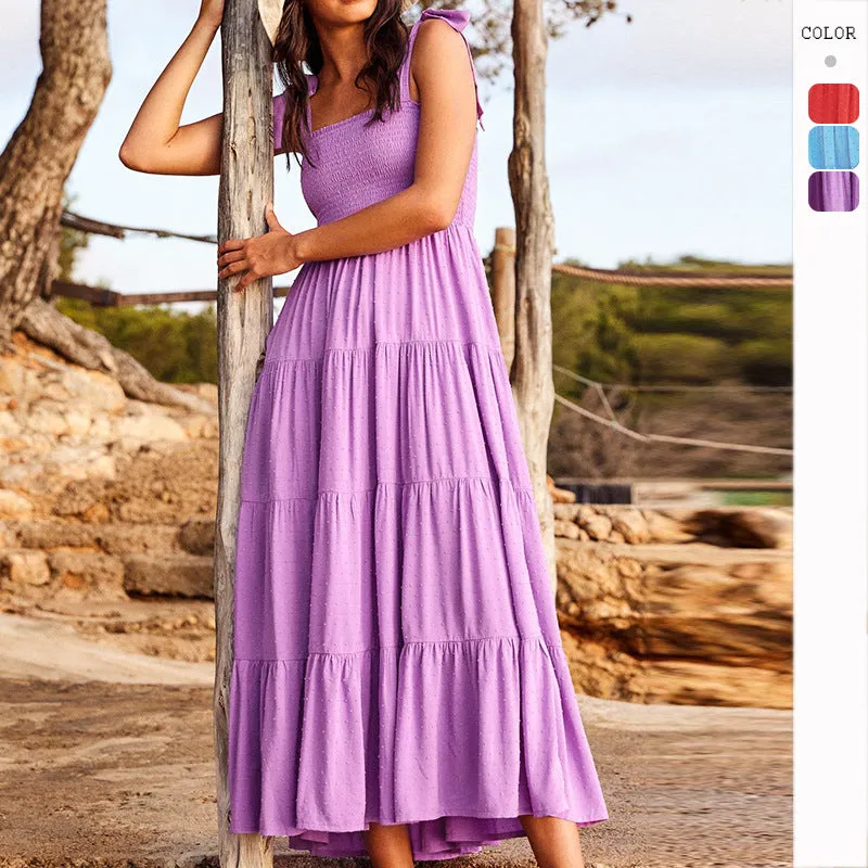 New Arrival Sexy Backless Strapless Maxi Dress