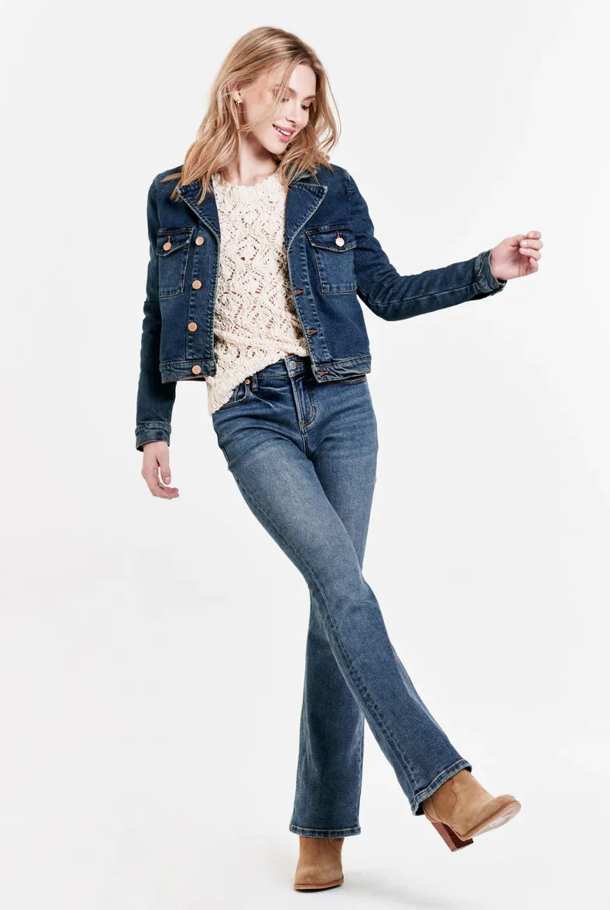 Nicole Denim Blazer Jacket