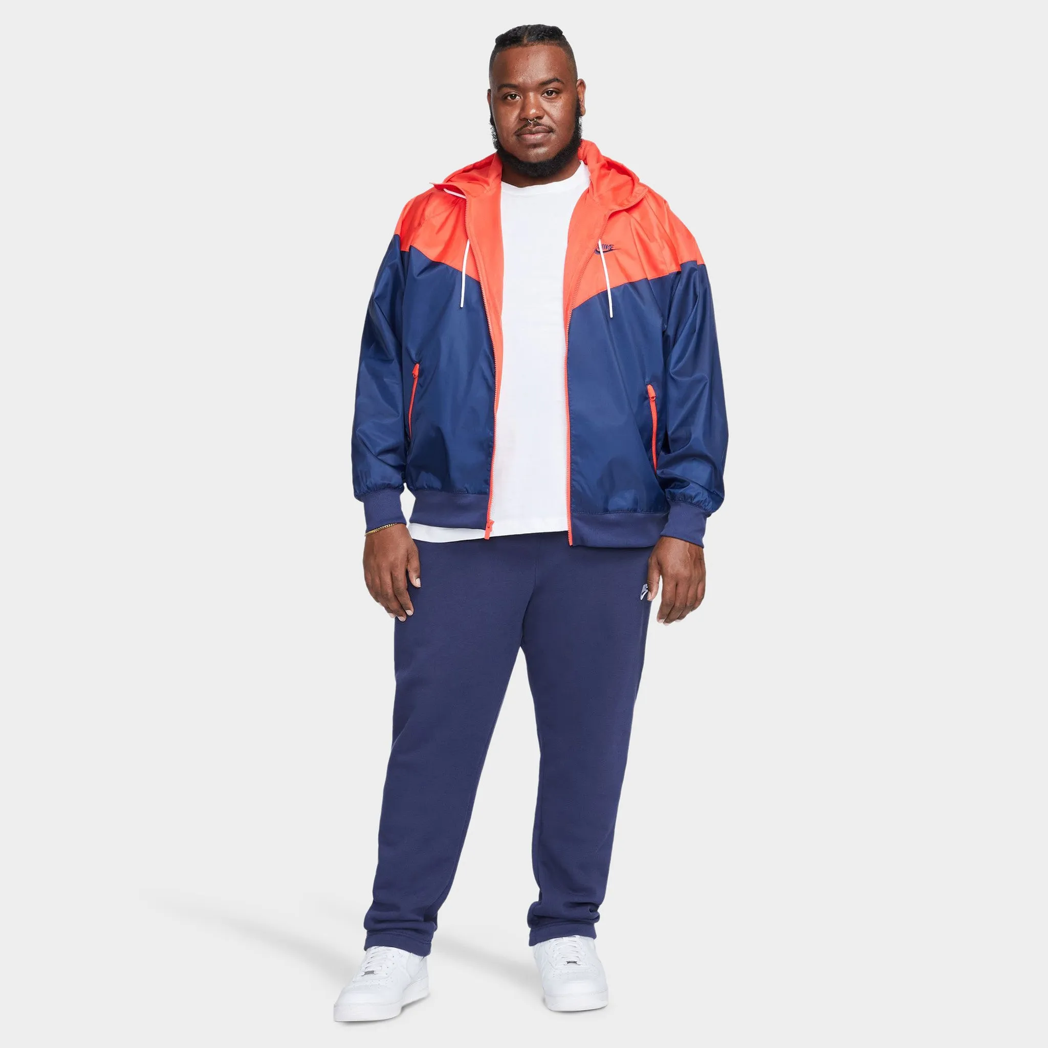 Nike Sportswear Windrunner Hooded Jacket Midnight Navy / Light Crimson - Midnight Navy
