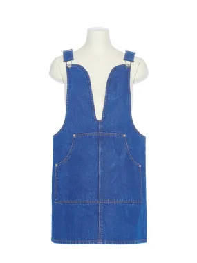 Overall Denim Dress (Blue)