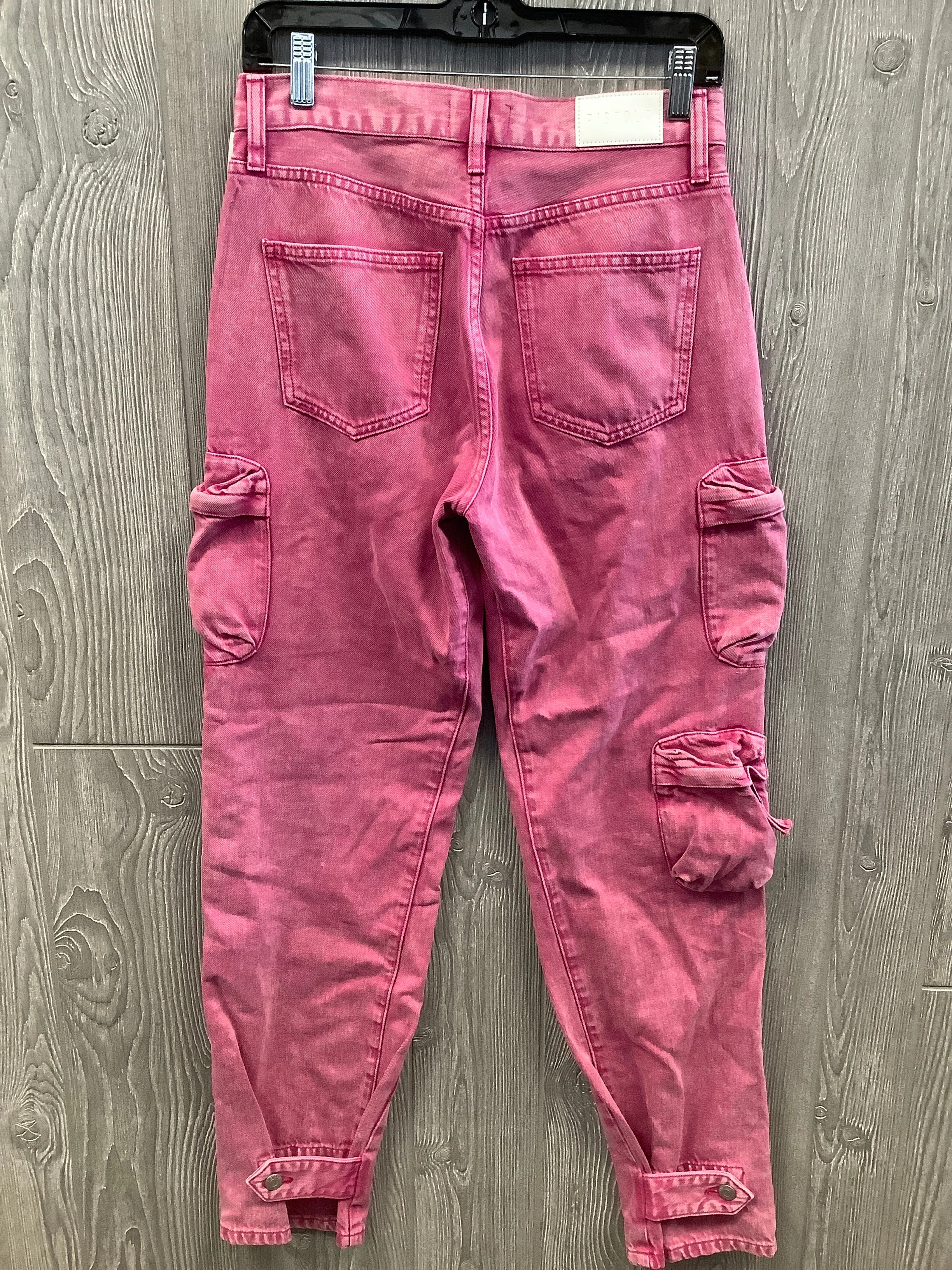 Pants Cargo & Utility By Pistola In Pink Denim, Size: 2