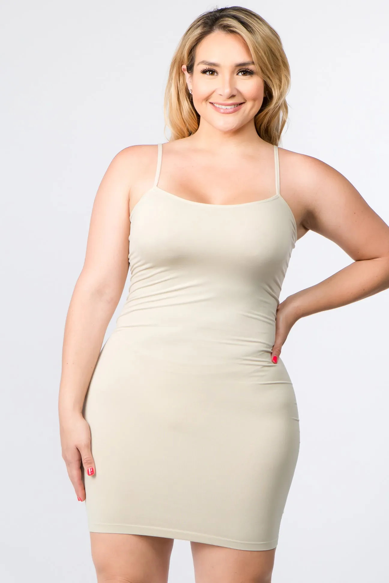 Plus Size A Slip of a Dress