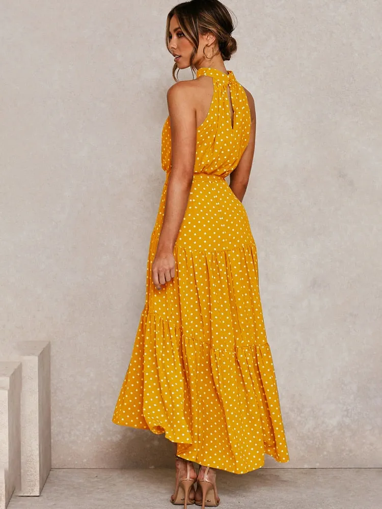 Polka Dot Long Dress