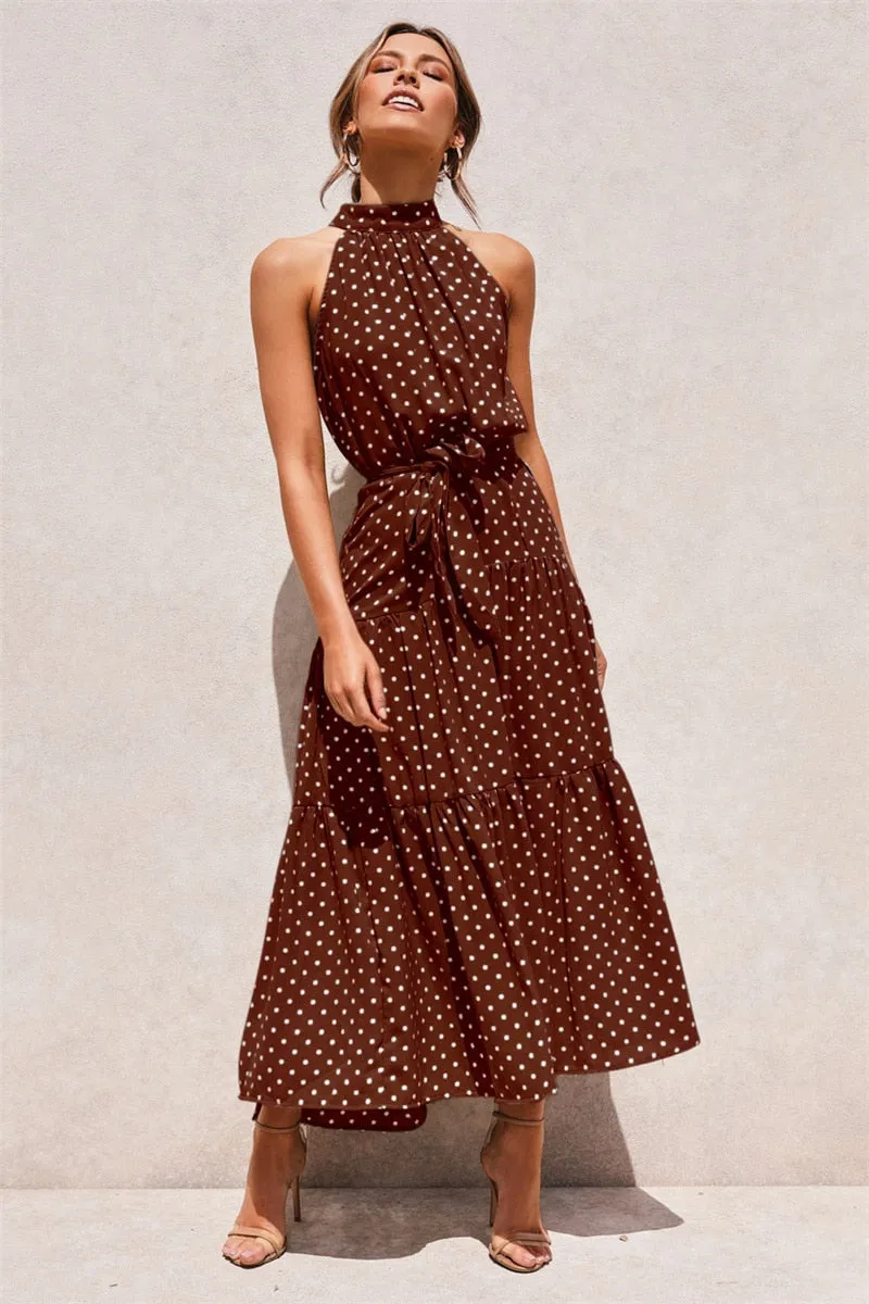 Polka Dot Long Dress