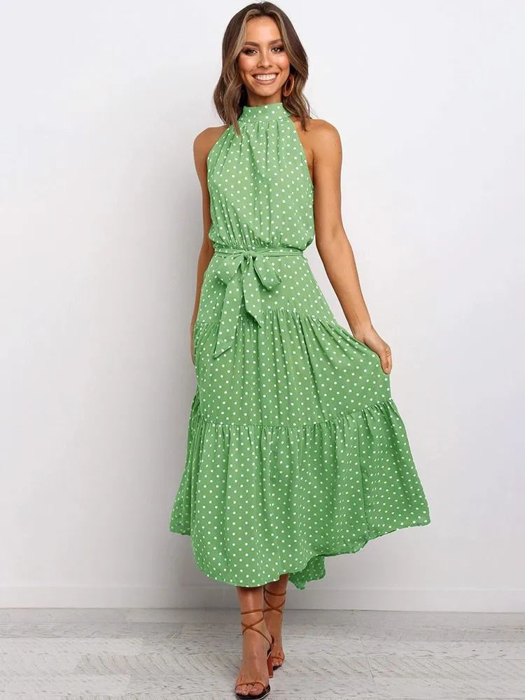 Polka Dot Long Dress