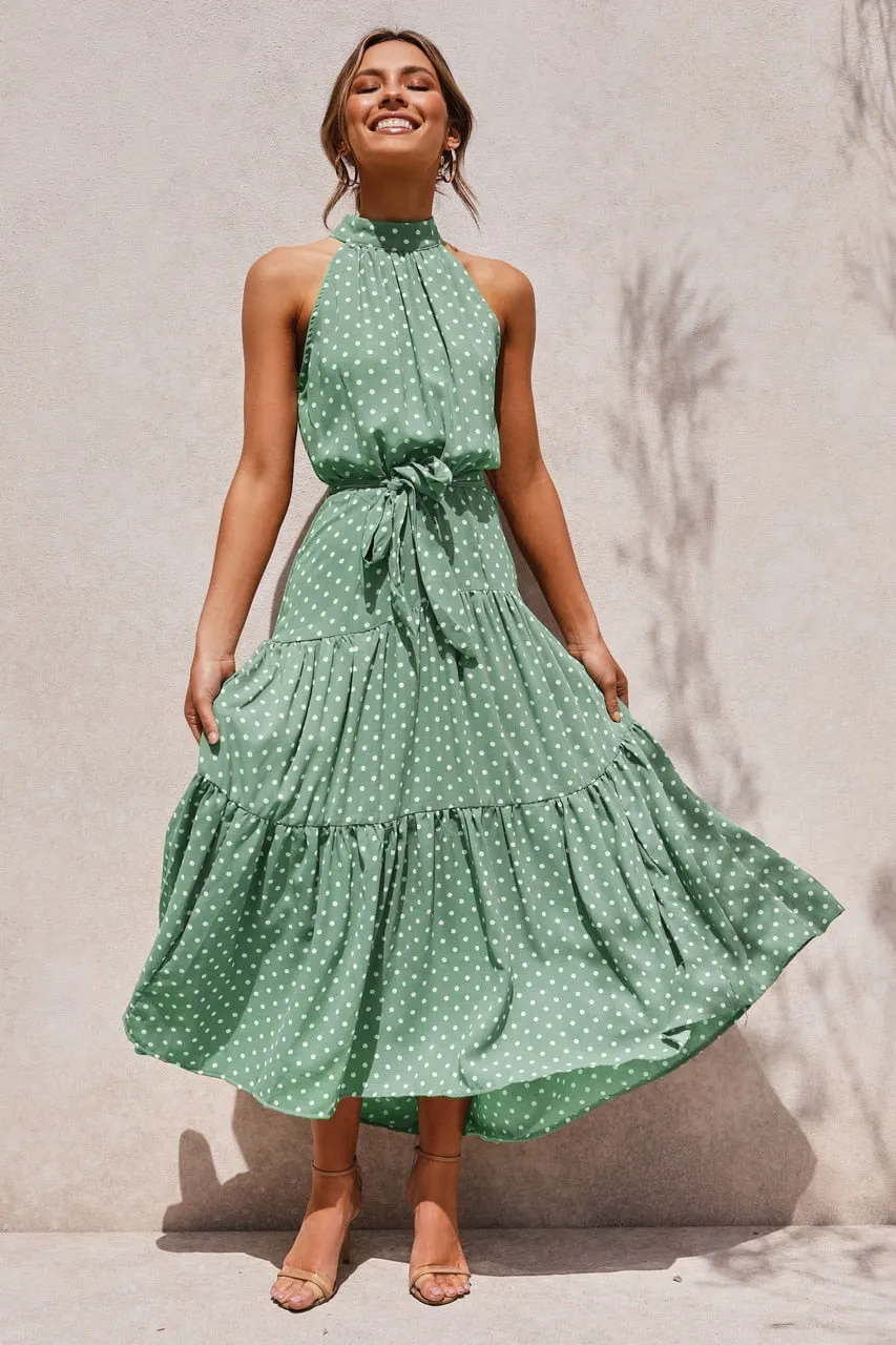 Polka Dot Long Dress