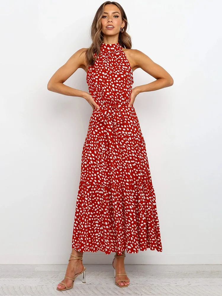 Polka Dot Long Dress