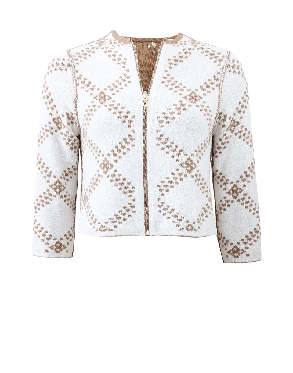 Reversible Chenille Jacket