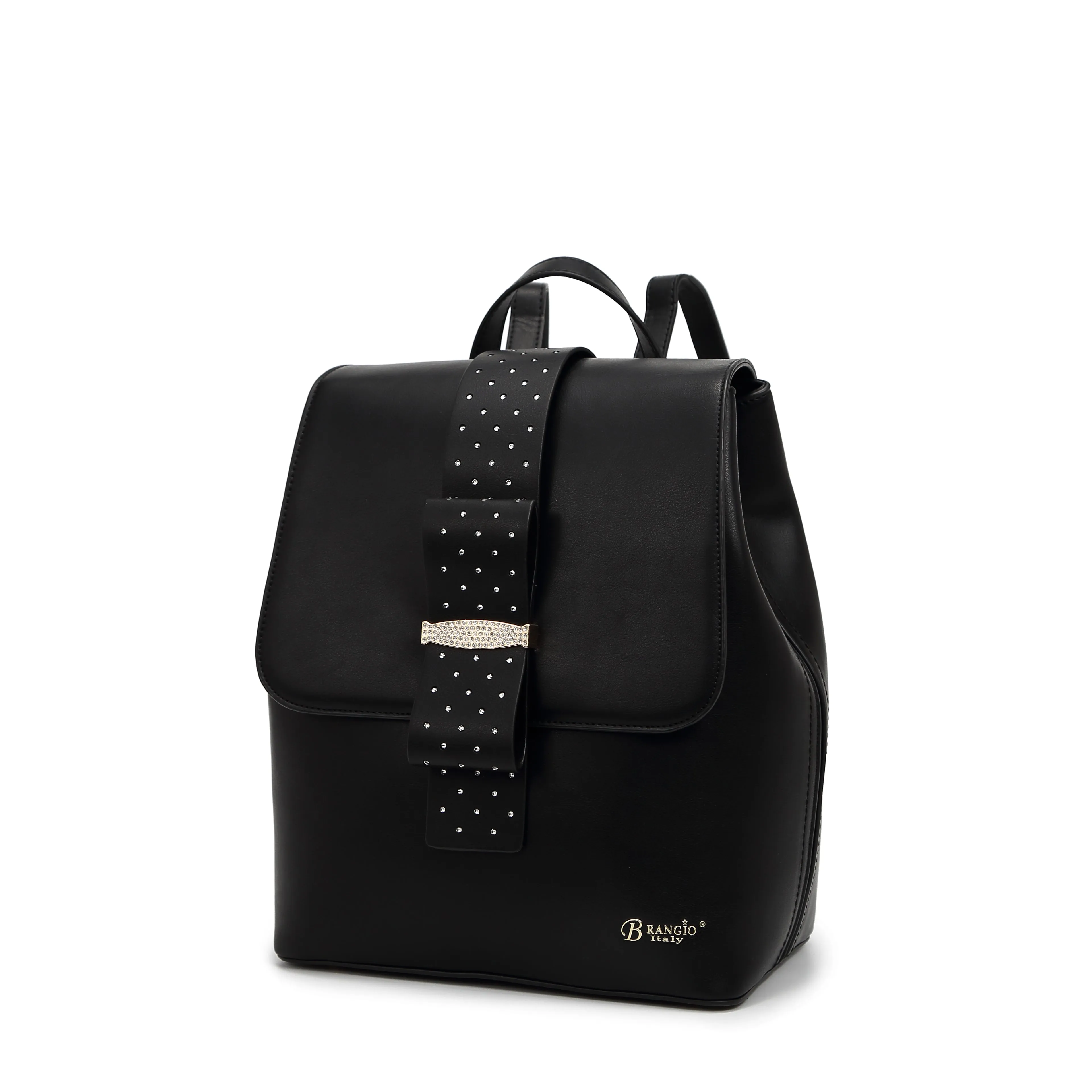 Ribbon Romance Travel Backpack with Rhinestones
