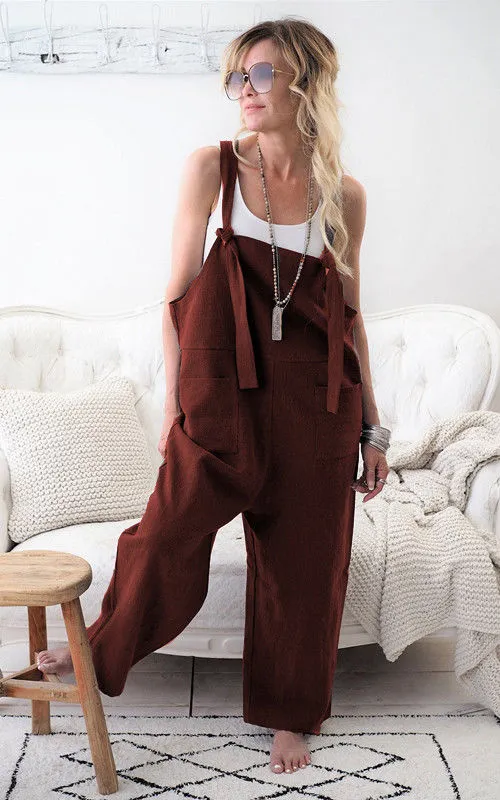 Romp -  Casual Loose Jumpsuit Overall