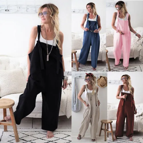 Romp -  Casual Loose Jumpsuit Overall