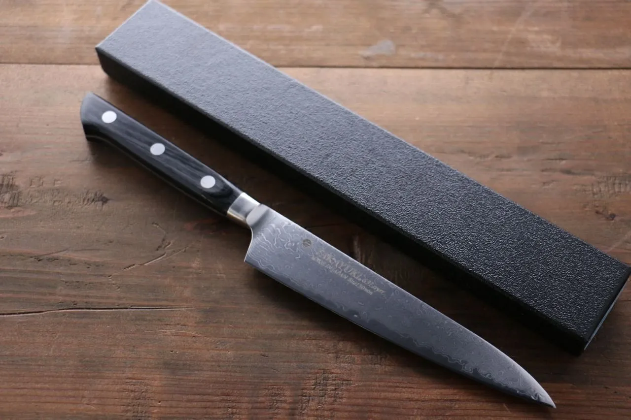 Sakai Takayuki Molybdenum 63 Layer Damascus Petty-Utility 150mm