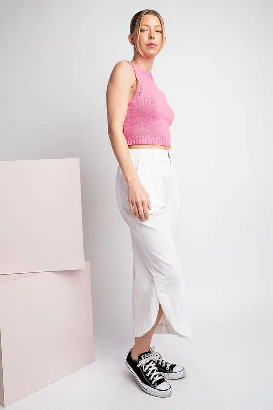 SCALLOP POCKET PANTS