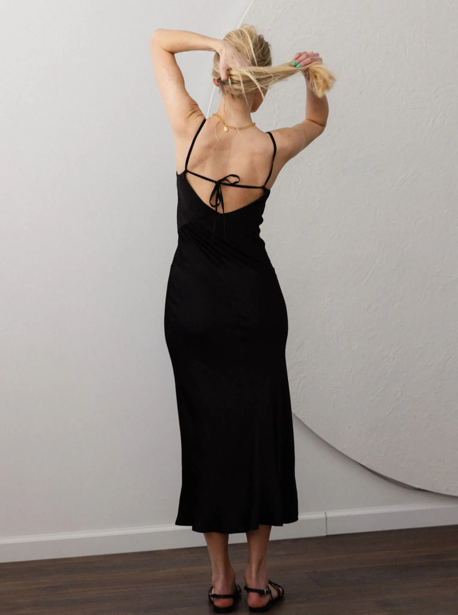 Sense Ramie Blend Slip Dress