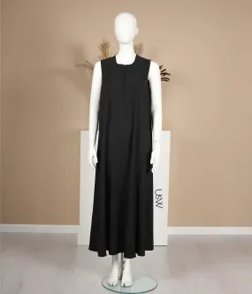 Slip Dress Pearl Stretch - Black