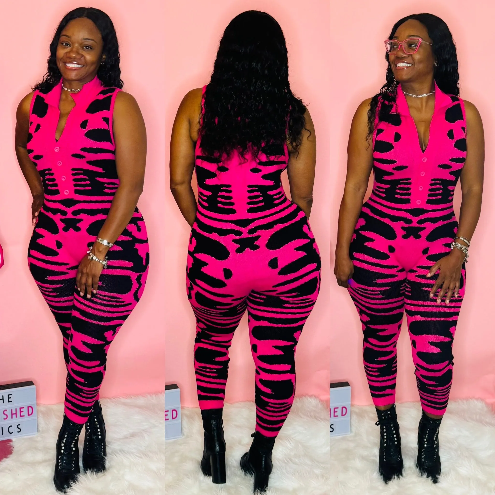 Snatched Up Sweater Jumpsuit