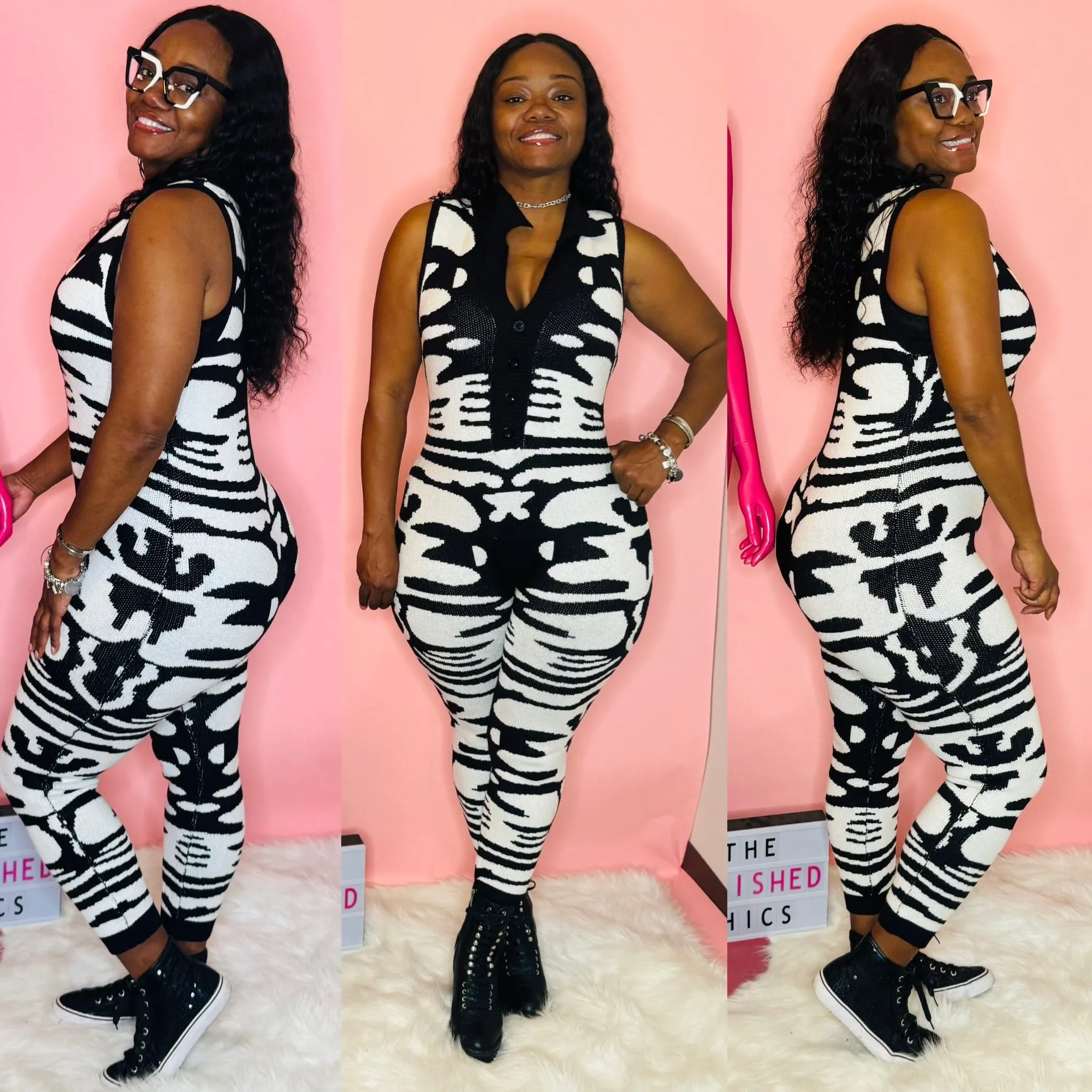 Snatched Up Sweater Jumpsuit