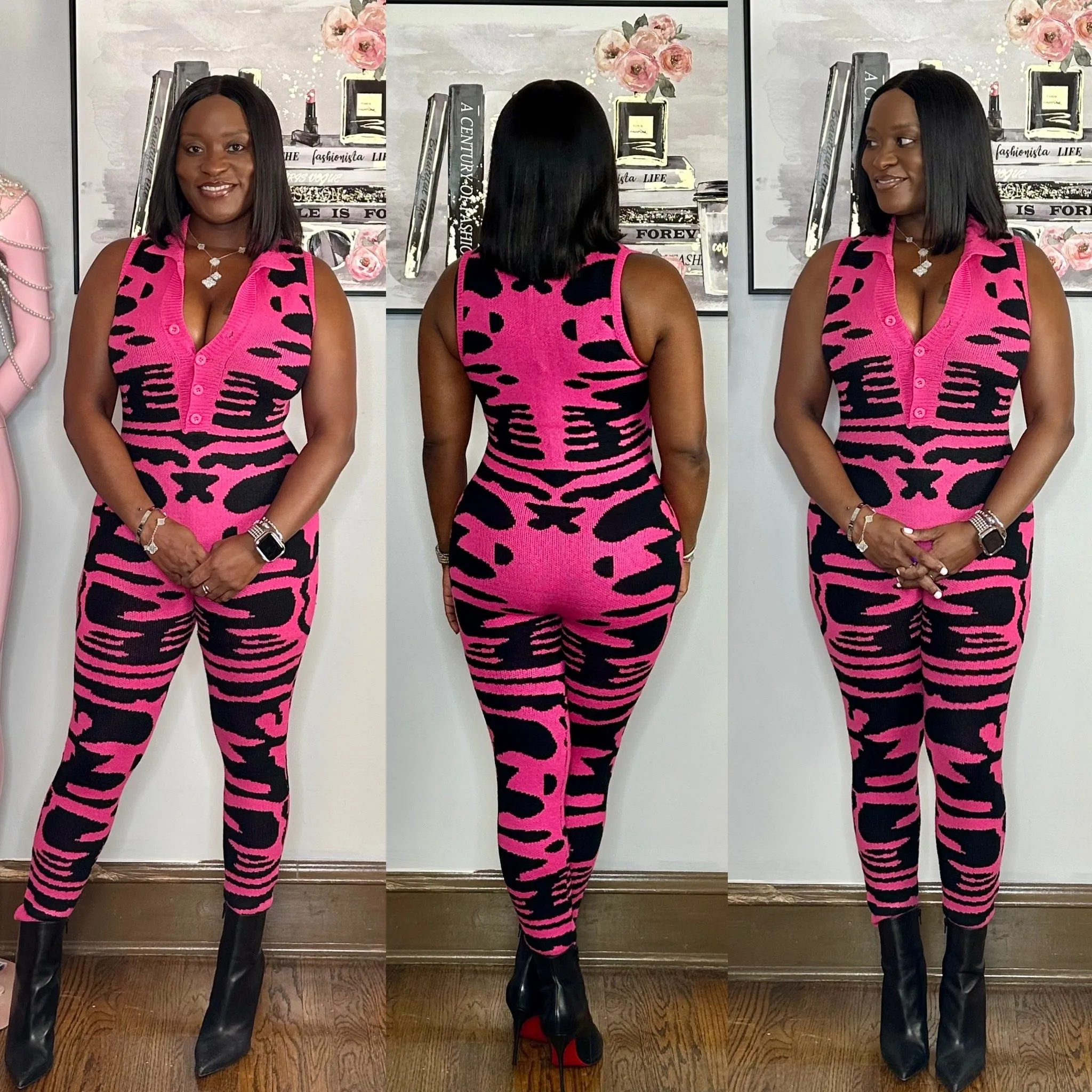 Snatched Up Sweater Jumpsuit
