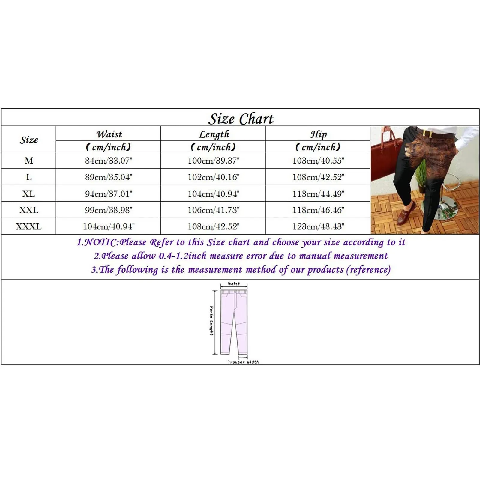 Sweatpants Cargo Pants Men Slim Fit Print Zipper Button Trousers Casual Long Pants Men'S Clothing Sports Pants Clothing Joggers