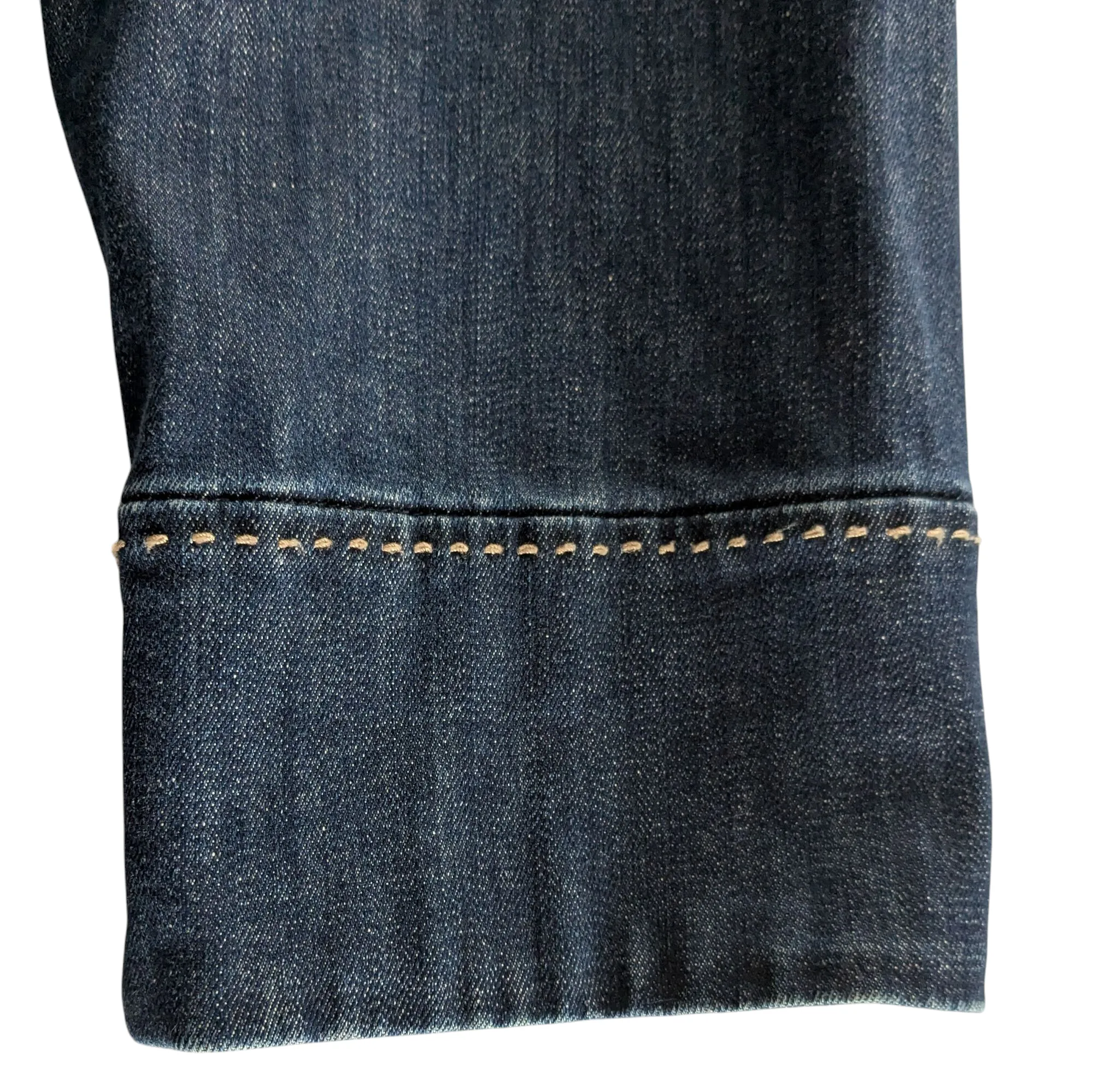 Talbots Cropped Denim Jacket Size 10