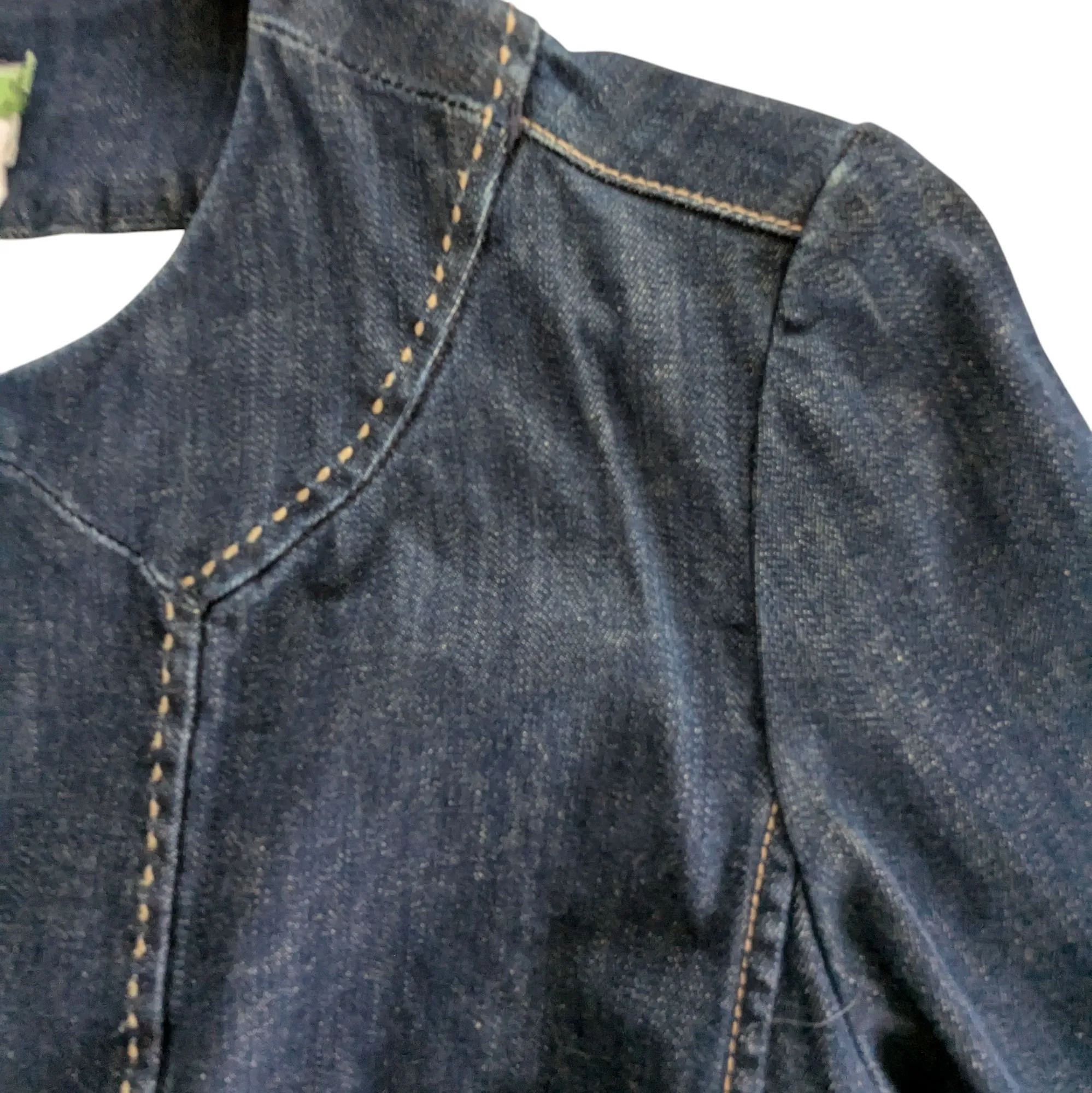 Talbots Cropped Denim Jacket Size 10