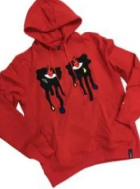 Tear Dripping Hoodie Red