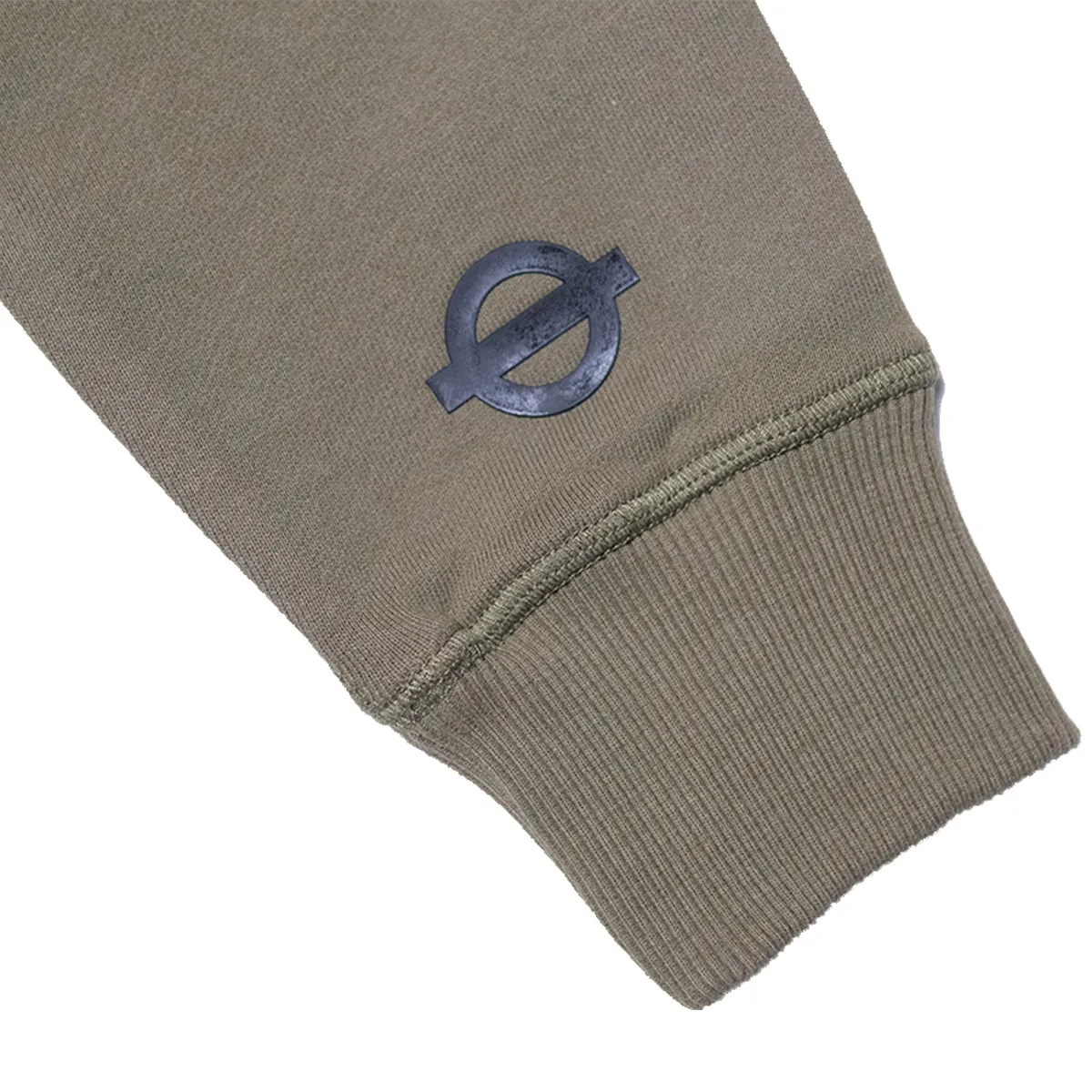 Underground Cloud Camo Box Logo Crew Neck - Army Green