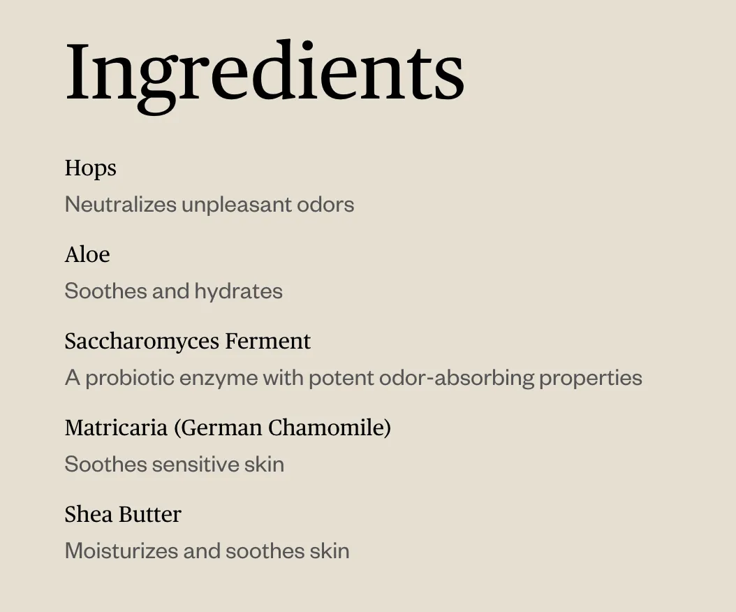 Ursa Major Base Layer Deodorant Stick