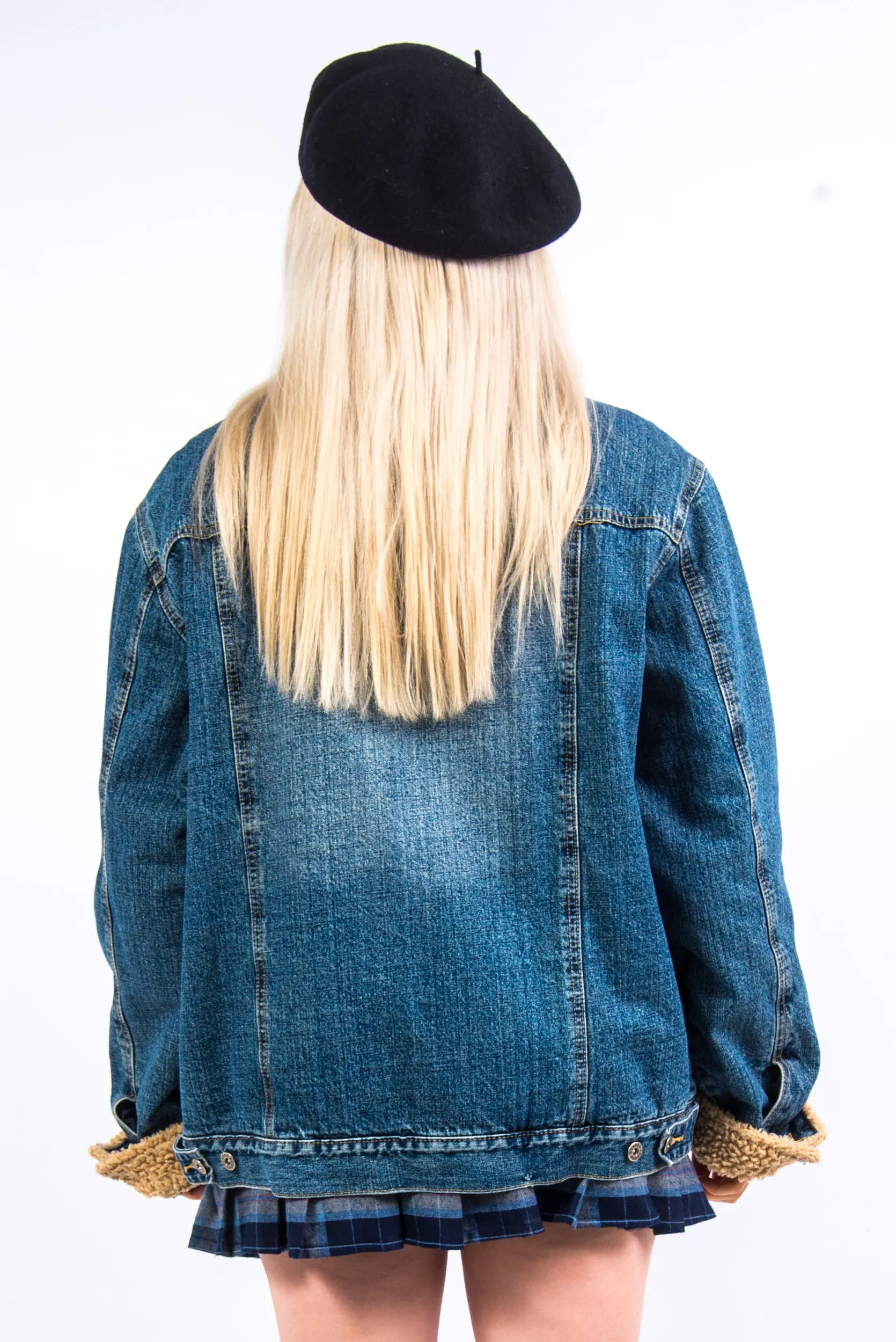 Vintage Fleece Lined Denim Jacket