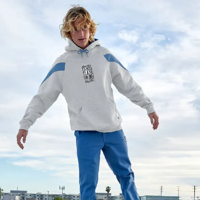 VOLCOM DENTAL PULLOVER HOODIE - HEATHER GREY