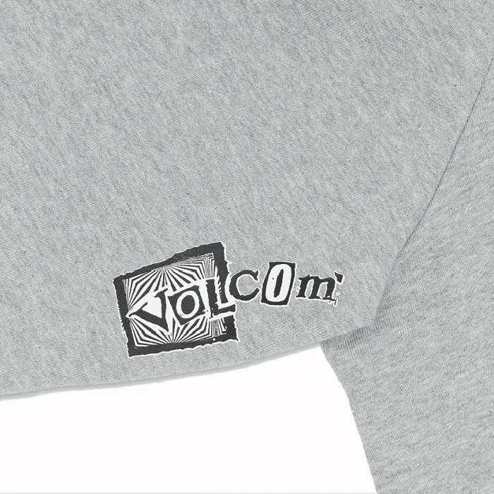 VOLCOM DENTAL PULLOVER HOODIE - HEATHER GREY