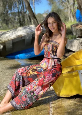 VY0254SS Embellished Strapless Jumpsuit (Pack)