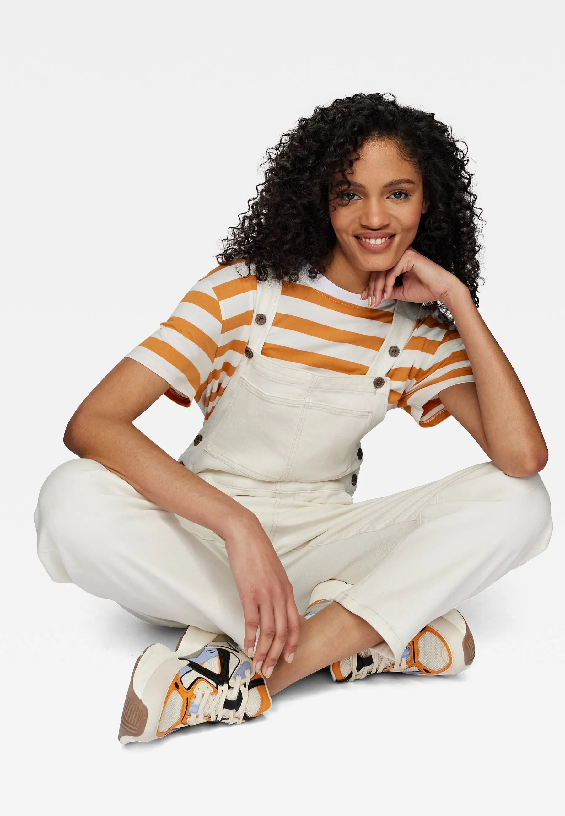 WILLOW | All Blue Nude Hemp Loose Denim Overall