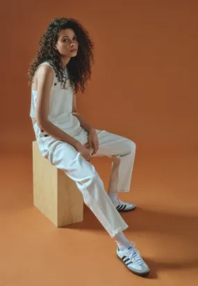 WILLOW | All Blue Nude Hemp Loose Denim Overall
