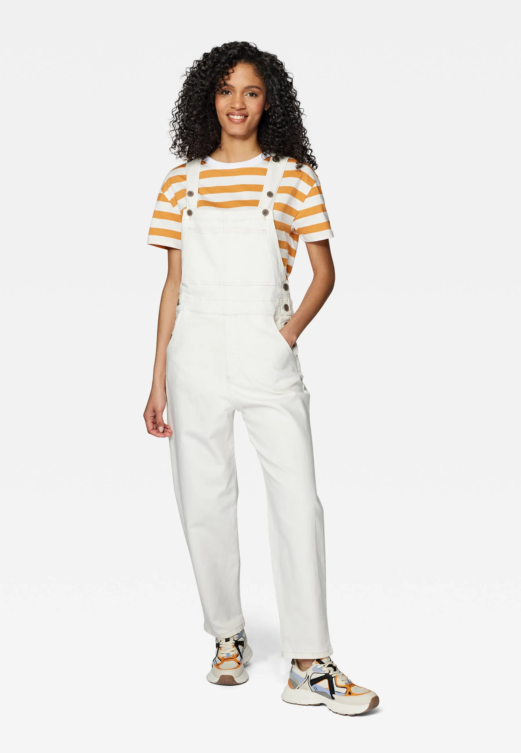 WILLOW | All Blue Nude Hemp Loose Denim Overall