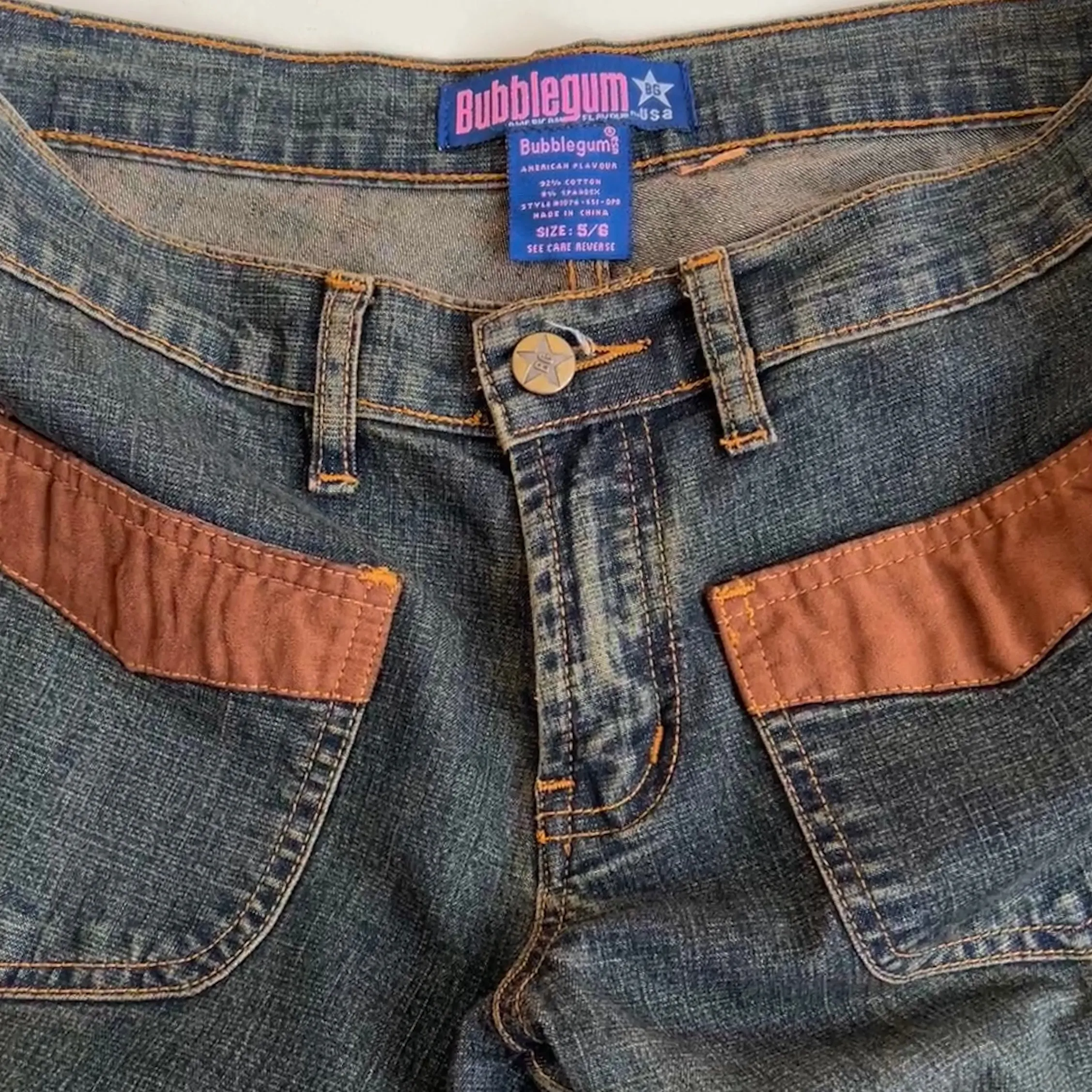 Y2K boho ombré jeans (M)