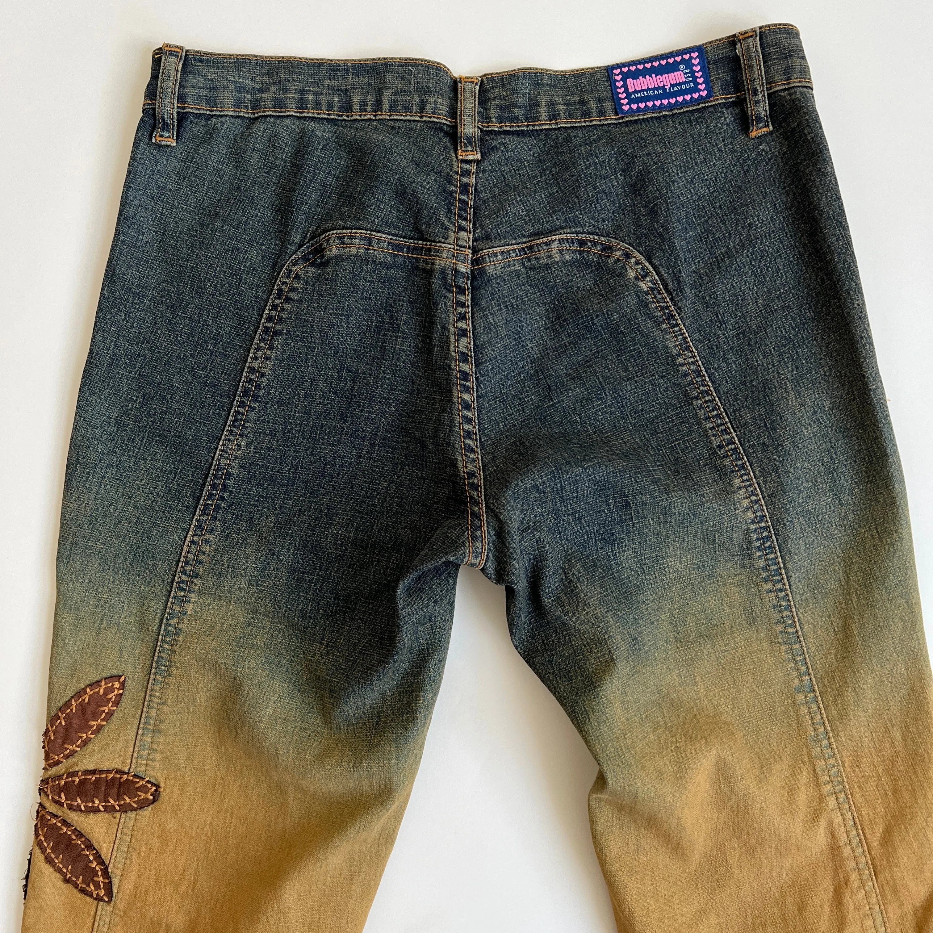 Y2K boho ombré jeans (M)