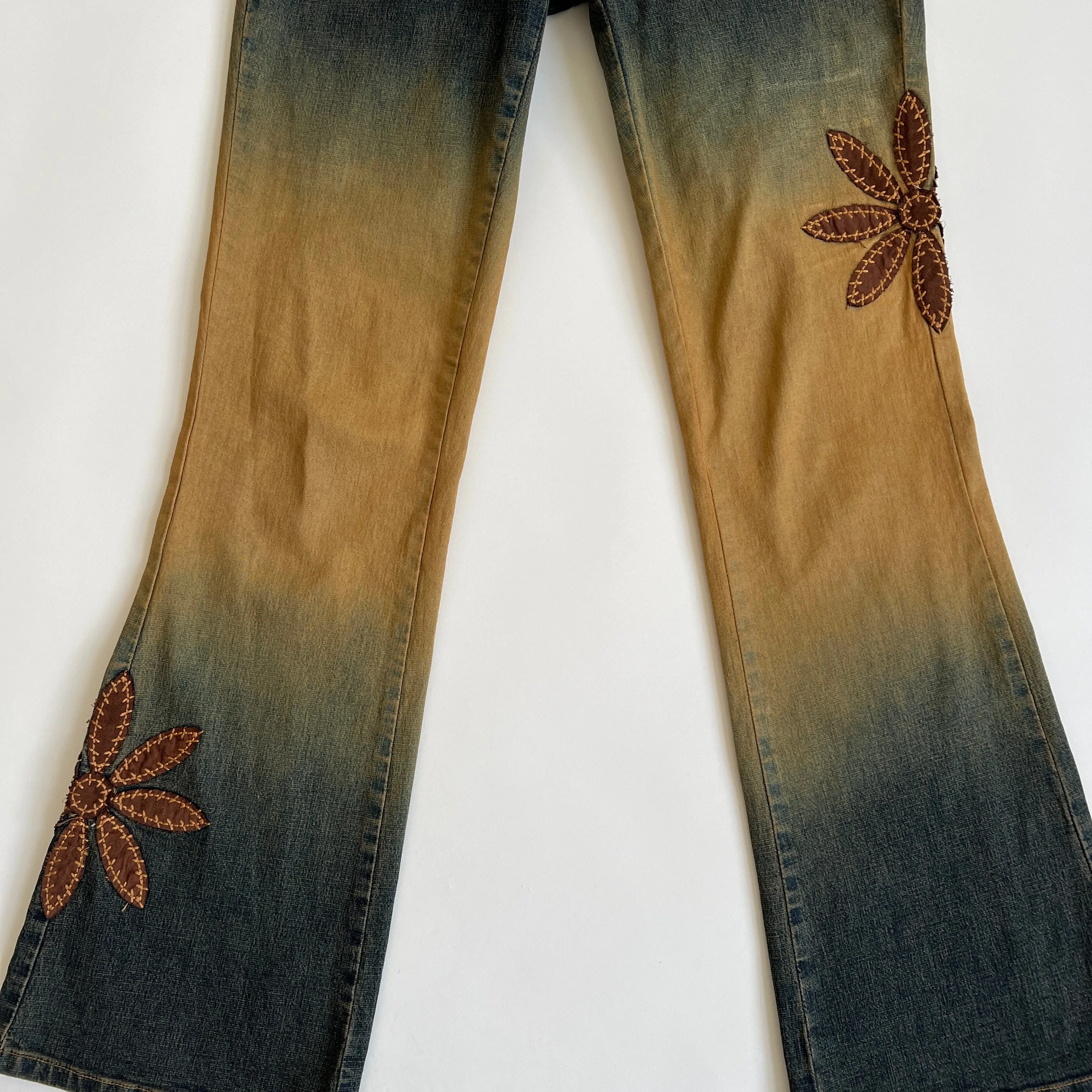 Y2K boho ombré jeans (M)