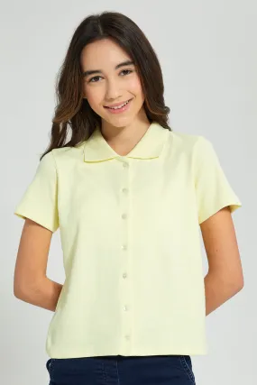 Yellow Cropped Top